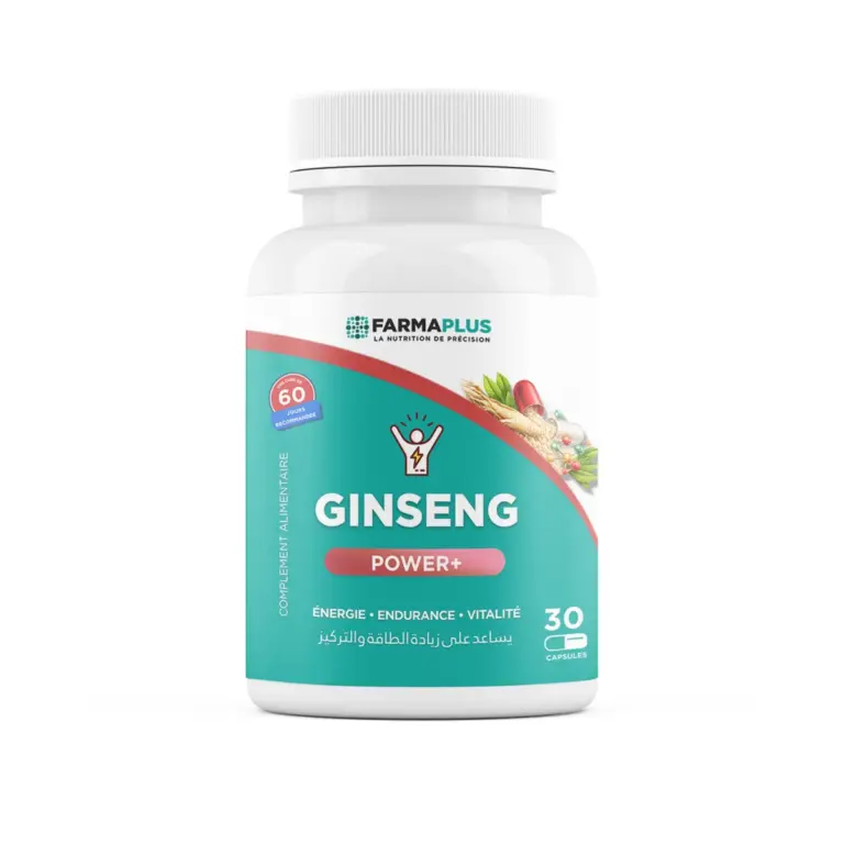 Ginseng Power+ - Énergie & Vitalité - FARMAPLUS
