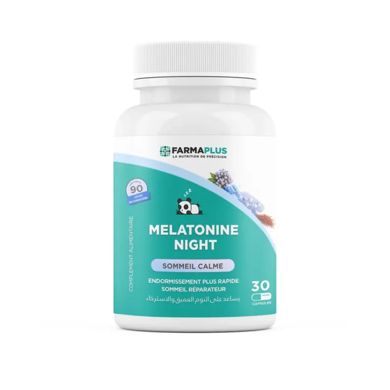 Mélatonine Night - Sommeil & Endormissement - FARMAPLUS