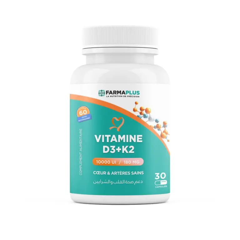 Vitamine D3+K2 - Cœur & Artères - FARMAPLUS