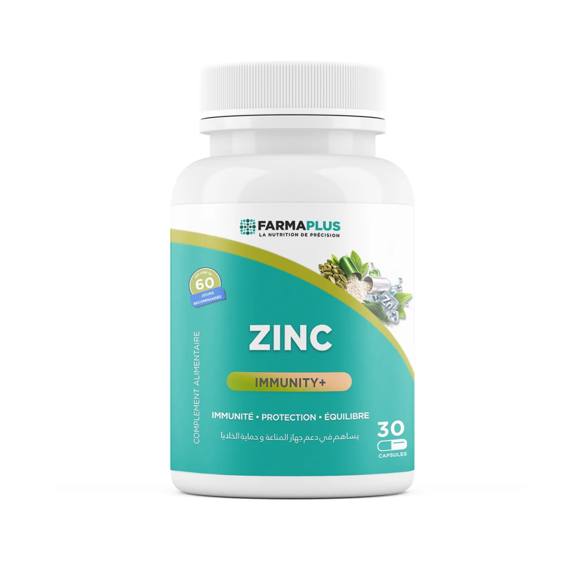 Zinc Zinc - Immunité & Protection - FARMAPLUS