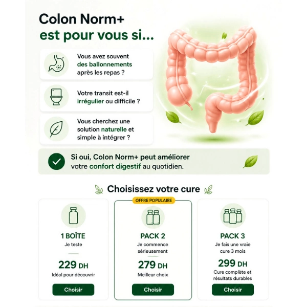 Colon Norm+ est pour vous si