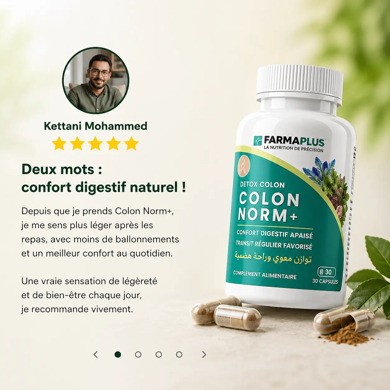 Témoignage client Colon Norm+