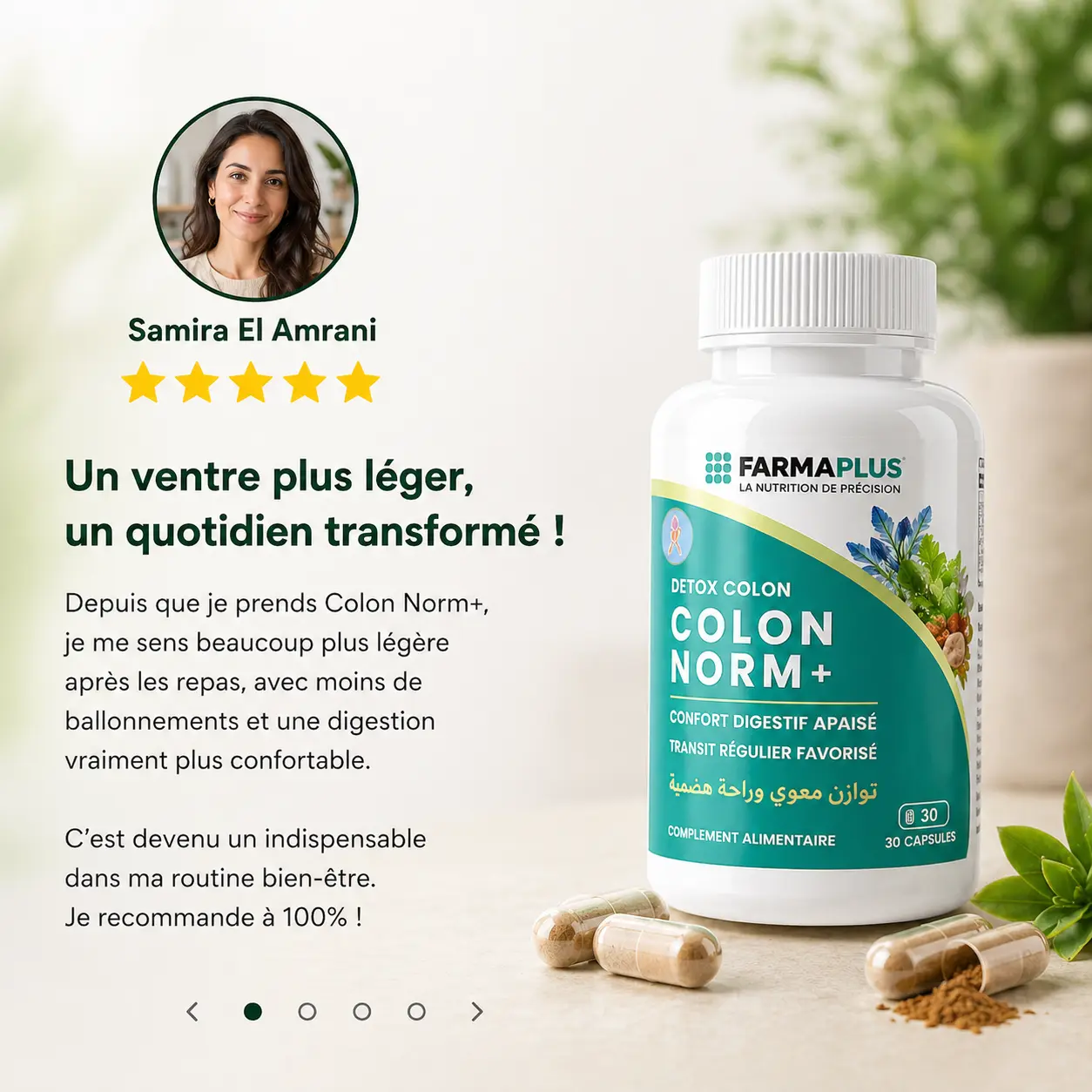 Témoignage cliente Colon Norm+