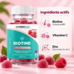 Biotine Gummies – Cheveux, Peau & Ongles – 25 Gommes – Image 4