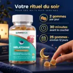 Mélatonine Gummies – Sommeil, Endormissement Rapide & Réveil en Forme – 25 Gommes – Image 6