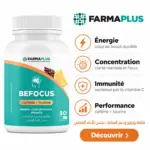 BeFocus - Énergie & Concentration 30 caps - FARMAPLUS – Image 2