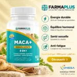 Maca+ - Énergie & Vitalité 60 caps - FARMAPLUS – Image 2