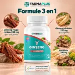 Ginseng Power+ - Énergie & Vitalité 30 caps - FARMAPLUS – Image 3