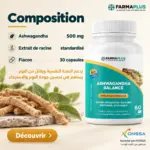 Ashwagandha Balance - Sommeil & Équilibre 60 caps - FARMAPLUS – Image 3