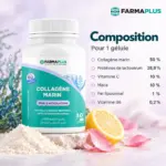 Collagène Marin - Peau & Articulations 30 caps - FARMAPLUS – Image 3