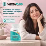 Biotine - Cheveux, Peau & Ongles 60 caps - FARMAPLUS – Image 4