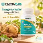 Maca+ - Énergie & Vitalité 60 caps - FARMAPLUS – Image 4