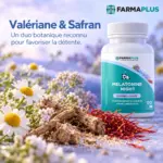 Mélatonine Night - Sommeil & Endormissement 30 caps - FARMAPLUS – Image 5