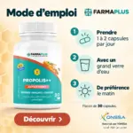 Propolis++ - Défense & Immunité 30 caps - FARMAPLUS – Image 6