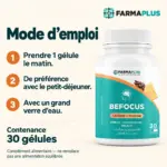 BeFocus - Énergie & Concentration 30 caps - FARMAPLUS – Image 6