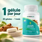 Glucose Contrôle - Glycémie & Diabète 30 caps - FARMAPLUS – Image 6