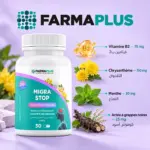 Migra Stop - Migraine & Maux de tête 30 caps - FARMAPLUS – Image 3