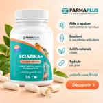 Sciatika+ - Sciatique & Douleurs nerveuses 30 caps - FARMAPLUS – Image 2