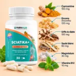 Sciatika+ - Sciatique & Douleurs nerveuses 30 caps - FARMAPLUS – Image 3