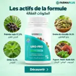 Uro-Pro - Prostate & Voies urinaires 60 caps - FARMAPLUS – Image 3